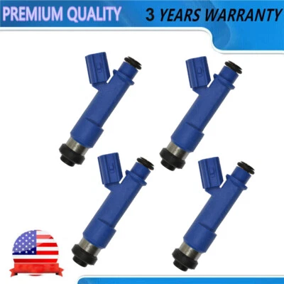 New Set Of 4 Fuel Injector For 2005 2006 2007 2008 Toyota Corolla Matrix 1.8L L4 - Image 1 of 4