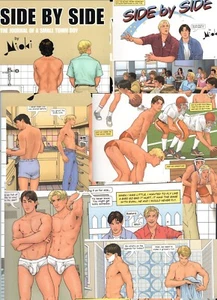 SIDE BY SIDE GAY SEX COMIC MASTERPIECE BY MIOKI VERY HTF CLASSIC BEAUTIFUL YOUN - Foto 1 di 2