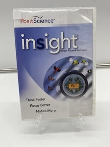 Insight: Brain Fitness Software ~ Think Faster, Focus Better, Notice More (DVD) - Foto 1 di 4
