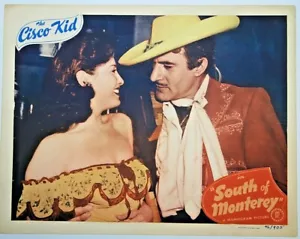 1946 The Cisco Kid in South Of Monterey, Gilbert Roland, Vtg Lobby Card, BN6 - Picture 1 of 1