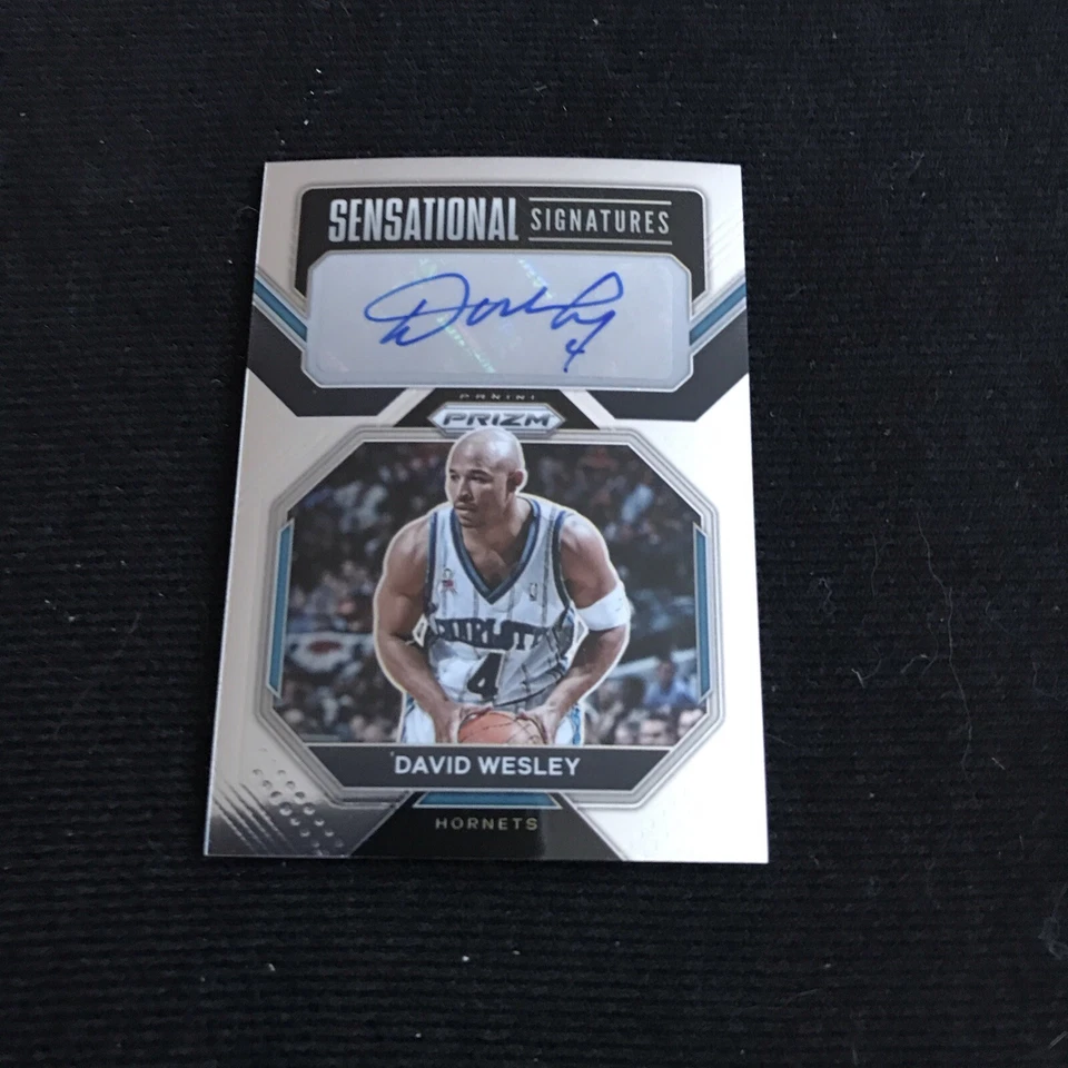 2022-23 Panini Prizm David Wesley Sensational Auto Autograph #SS-DW Hornets - Image 1 of 2