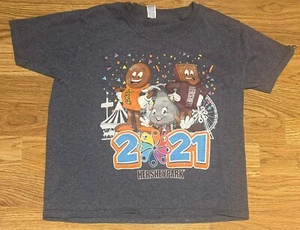 Hershey Park Chocolate World T-Shirt Graphic Print 2021 Boys Girls Size 6-7 - Picture 1 of 4