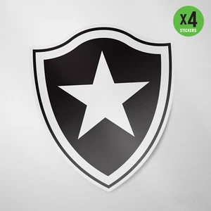 Botafogo Brasil 4 Pack Sticker Vinyl Decal Calcomania Adesivo Regatas Rio - Picture 1 of 4