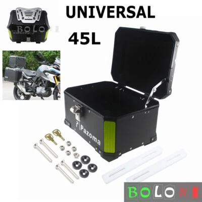 Motorcycle Aluminum Rear Trunk Top Box Case For BMW F800GS F650 R1200GS R1250GS - Image 1 of 4