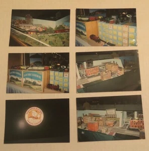 6 vecchie foto di modellini ferroviari da esposizione - Foto 1 di 7