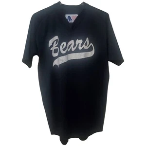 Camiseta de fútbol vintage Sports Belle para hombre talla XL Bears negra #24 hecha en EE. UU. - Imagen 1 de 7