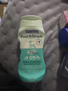 Coppertone Pure & Simple KIDS SPF 50 Mineral Sunscreen, 6oz - Brand NEW! - Picture 1 of 1
