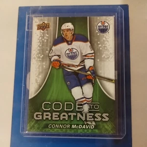 2015-16 Upper Deck Code To Greatness Rookie Edmonton Oilers Connor McDavid - Picture 1 of 2