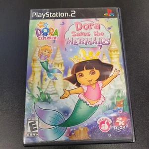 Dora Saves The Mermaids (gioco PlayStation 2 PS2, completo con manuale) testato - Foto 1 di 3