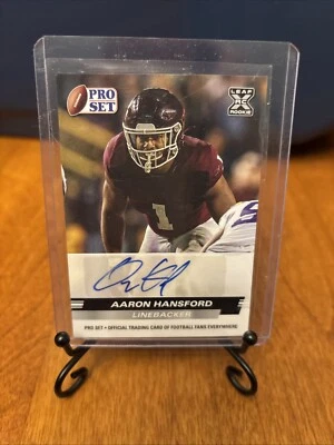 2022 Leaf Pro Set #PSA-AH1 Aaron Hansford Auto - Image 1 of 2
