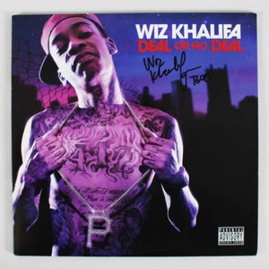 Wiz Khalifa Signed Record Album Deal or No Deal - COA JSA - Picture 1 of 7