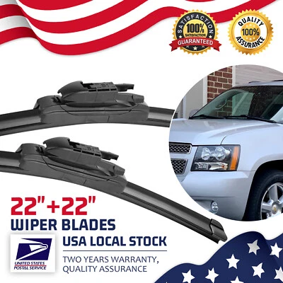 OEM Quality Windshield Wiper Blades 22"22" For 2007-2014 GMC Sierra 2500/3500 HD - Изображение 1 из 4