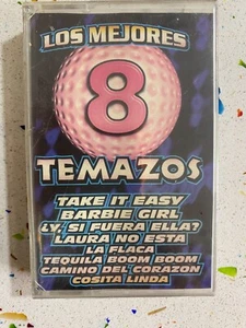 LOS MEJORES 8 TEMAZOS CINTA CASSETTE NUEVA - TAKE IT EASY BARBIE GIRL Y SI FUERA - Picture 1 of 2