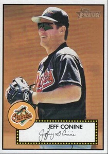 2001 Topps Heritage SP Short Print Jeff Conine Baltimore Orioles #401 - Picture 1 of 2