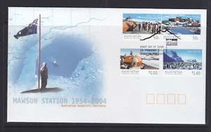 AAT  FDC 2000  MAWSON  STATION 1954-2004  - Bild 1 von 1