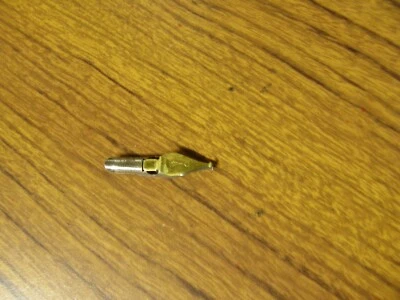 4208) Pluma Estilográfica Speedball Hunt Mfg Co EE. UU. Tono Dorado Nuevo en Caja D-4 Ross F. George Foto 1 de 4