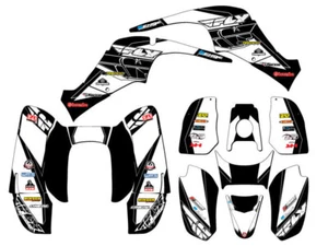 All Years 50/90 13 FLY Black Senge Graphics Kit Compatible with DRR - Picture 1 of 7