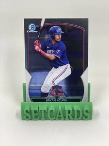 Carta da baseball 2023 Bowman cromata Bryan Acuna #BCP-37 gemelli - Foto 1 di 2