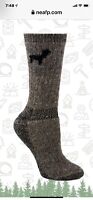 Alpaca /"Outdoor Socks/" Blackish Brown Size Xlarge Made in USA