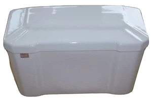 Shires Adelphi High Level Zisterne Tank und Deckel nur in WEISS keine Beschläge. - Bild 1 von 6