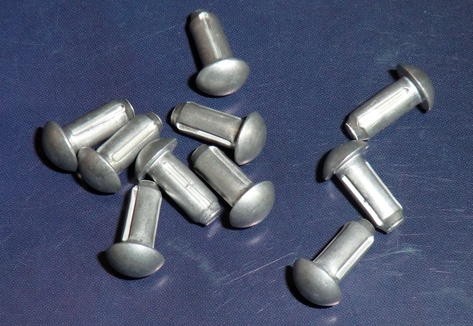 Kerbnagel DIN 1476, 2,5x5mm, Aluminium, 10 Stück - Bild 1 von 1