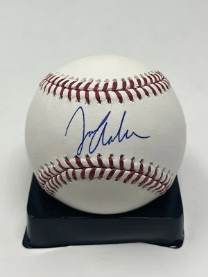 IAN ANDERSON Autografiado Firmado ROML Béisbol Atlanta Braves JSA Foto 1 de 2