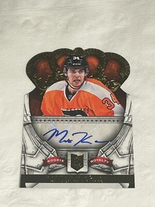 2013-14 Crown Royale Flyers Hockey Card #240 Matthew Konan Auto Rookie /499