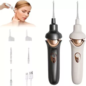 Illuminated Ear Wax Removal Tool Rechargeable Ear Excrement Cleaner LED Light - Picture 1 of 10