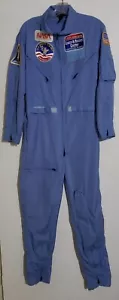 NASA Launch Entry Command Wear Blue Coveralls Patches Space Shuttle Small - Picture 1 of 8