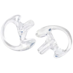 MaximalPower Clear Medium Earmolds for Kenwood/Motorola Two-Way Radios - Picture 1 of 17