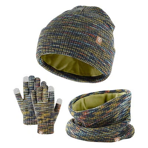 Girls Winter Hat and Gloves Set Winter Hat Scarf Gloves Set Thermal Warm Soft - Picture 1 of 21