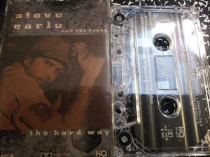 STEVE EARLE AND THE DUKES THE HARD WAY CASSETTE - Picture 1 of 5