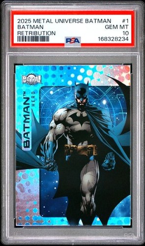 2025 Metal Universe Batman #1 Batman : Retribution : PSA 10 | eBay