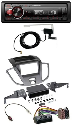 Pioneer 1DIN MP3 DAB USB AUX Autoradio für Ford Transit V363 (2014-2018) - Bild 1 von 4