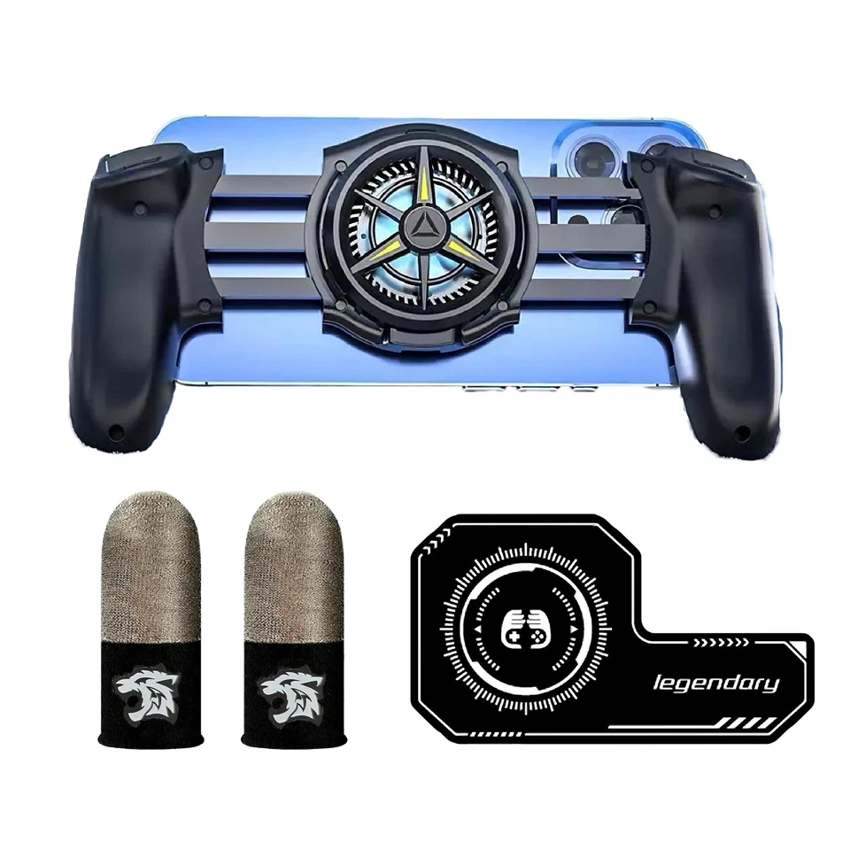 Mobile Game Controller Mobile Game Trigger - 6 fingers for iPhone & Android - Image 1 of 4