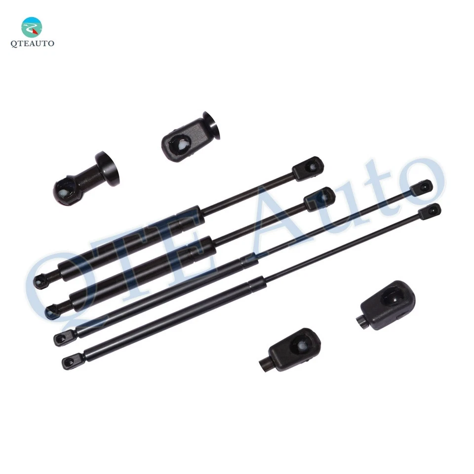 Juego de 4 soportes de elevación de tapa de maletero delantero-trasero para Saab 9-3 2001-2003 Foto 1 de 4