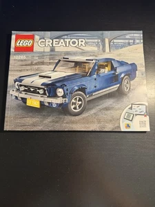 Lego Creator 10265 Ford Mustang Expert Complete Instruction Manual Only - Picture 1 of 2