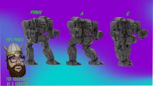HAI-O Hauptmann Alternate Mech Model For Battletech 6mm-10mm-15mm - Picture 1 of 1