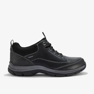 HERREN CLARKS SPYPATH LO GTX SCHWARZ LEDER WASSERDICHT SCHNÜRER - Bild 1 von 1