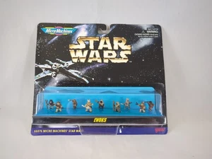 Vintage 1996 Star Wars Micro Machines MOC Ewoks Figure Set Galoob 66076 NEW - Picture 1 of 7