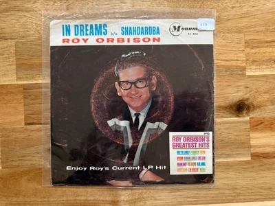 ROY ORBISON 45 Shahdaroba / In Dreams 7" Vinyl Monument Records Picture Sleeve - Image 1 of 3