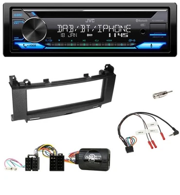 JVC Bluetooth Lenkrad USB DAB CD Autoradio für Mercedes A-Klasse B-Klasse 2005-2 - Bild 1 von 4