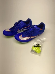 Nike Rival Sprint Track Shoes Size 8.5 Blue Orange White Spikes DC8753-401 New - Picture 1 of 7