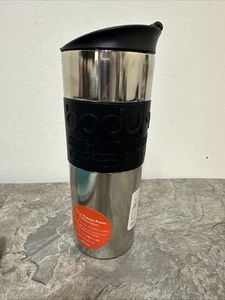 BODUM TRAVEL FRENCH PRESS COFFEE CUP 15 oz. NEW # 11057-01BUS - Picture 1 of 8