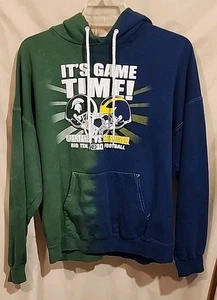 Vintage Michigan Wolverines Vs State Spartans Tie Dye Hoodie Y2K Its Game Time - Picture 1 of 4