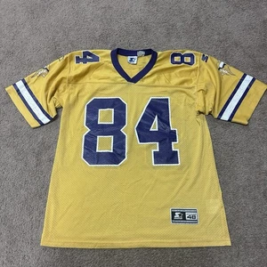 VINTAGE Minnesota Vikings Trikot Herren 48 Large Gold Starter Randy Moss NFL 90s - Bild 1 von 10