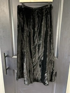 Vintage Limited America Black Velvet Maxi Whimsigoth Witchy Woman USA - Picture 1 of 9