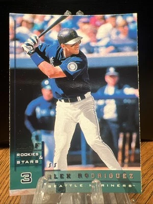 1998 Leaf Rookies & Stars Alex Rodriguez #29 Seattle Mariners - Image 1 of 2