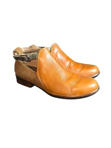 Naot Kamsin Antique, Maple Brown & Pewter Leather Comfort Bootie Size EU38/US7 - Picture 1 of 9