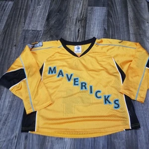 Vintage Kansas City Missouri Mavericks Hockey Trikot selten JUGEND KINDER Größe XL - Bild 1 von 12